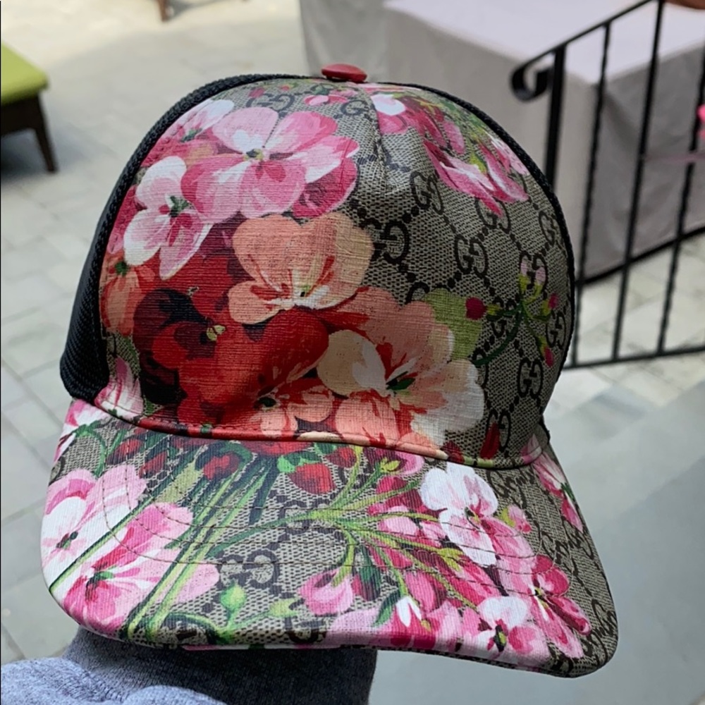 Gucci Pink Flower Hat